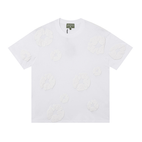 EM Sneakers Denim Tears The White Cotton Wreath T-Shirt & Short Pants Sets White