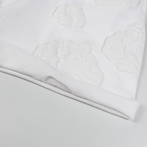 EM Sneakers Denim Tears The White Cotton Wreath T-Shirt & Short Pants Sets White