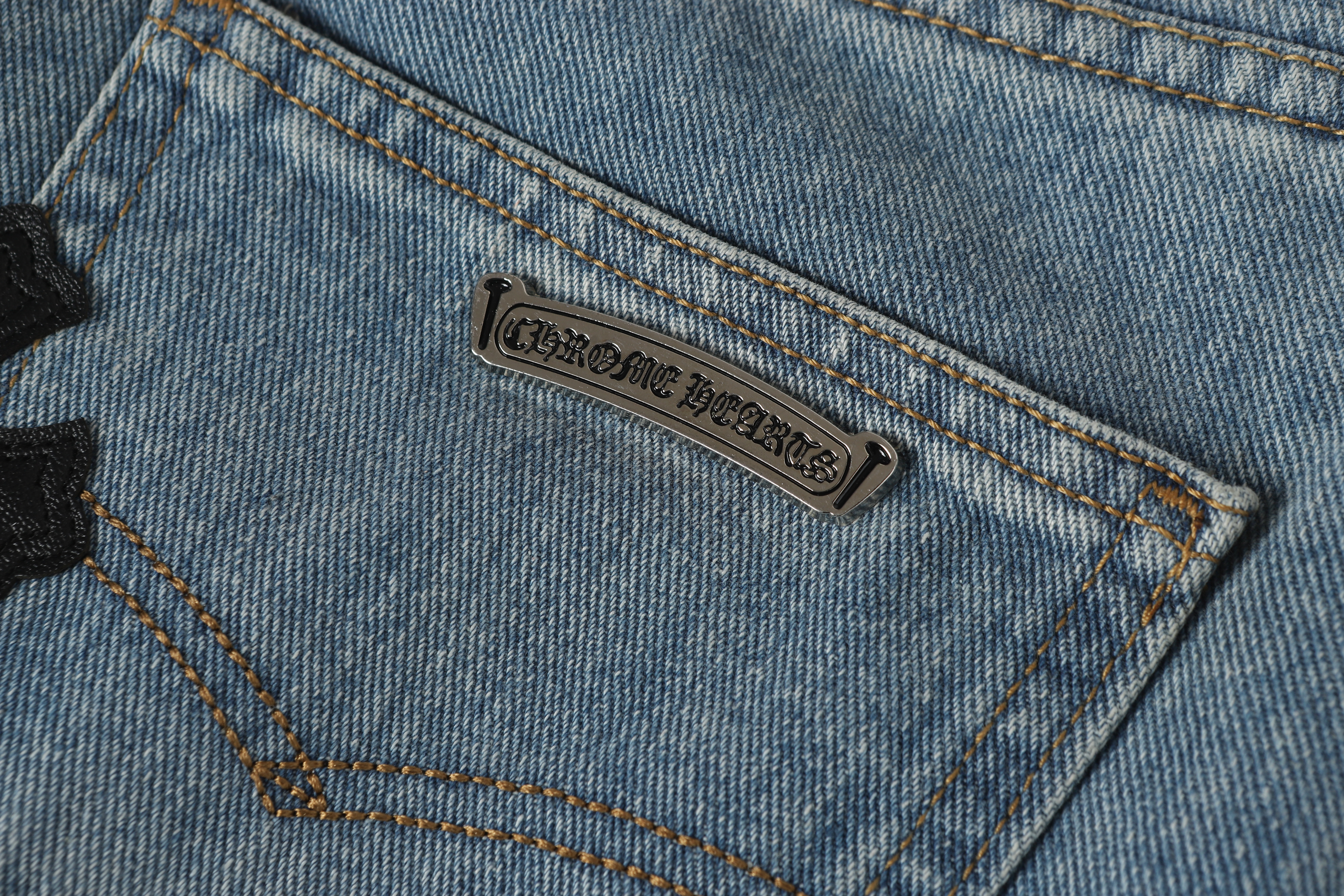 EM Sneakers Chrome Hearts Jeans-N2801 Washed Blue