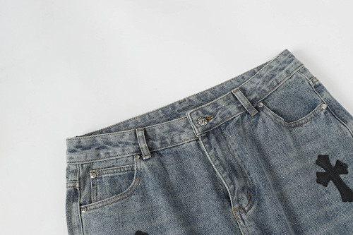 EM Sneakers Chrome Hearts Jeans-N2802 Washed Blue