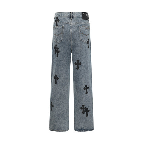 EM Sneakers Chrome Hearts Jeans-N2802 Washed Blue