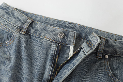 EM Sneakers Chrome Hearts Jeans-N2802 Washed Blue