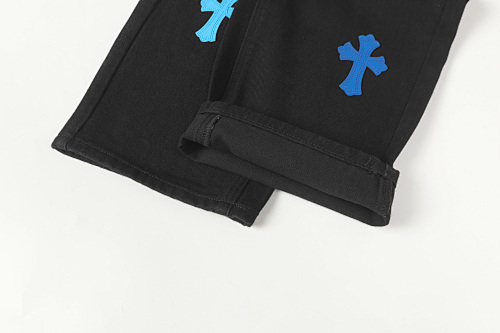 EM Sneakers Chrome Hearts Jeans-N2803 Washed Black