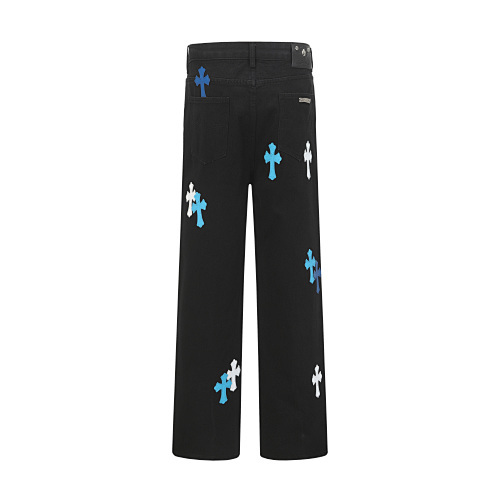 EM Sneakers Chrome Hearts Jeans-N2803 Washed Black