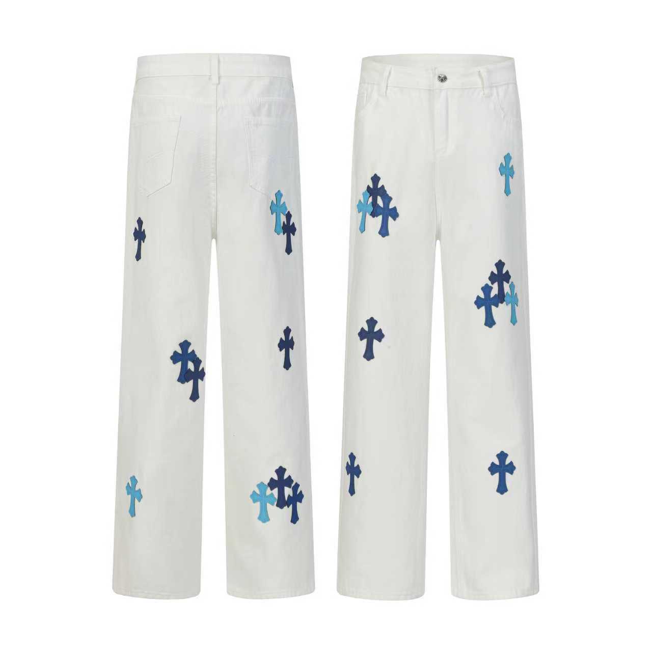 EM Sneakers Chrome Hearts Jeans-N2805 White