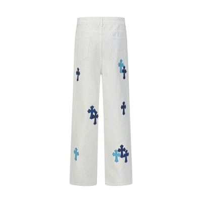 EM Sneakers Chrome Hearts Jeans-N2805 White 02