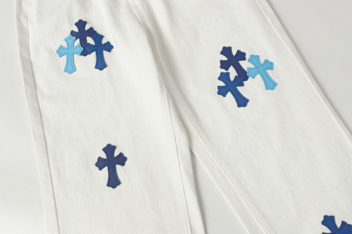 EM Sneakers Chrome Hearts Jeans-N2805 White