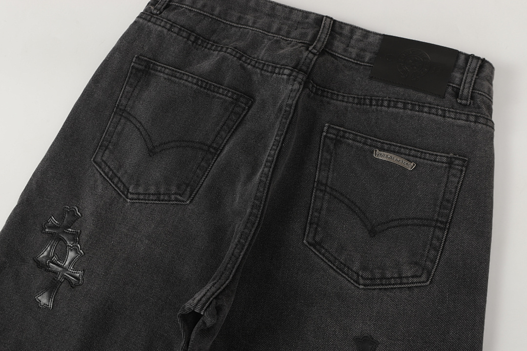 EM Sneakers Chrome Hearts Jeans-N2806 Washed Black