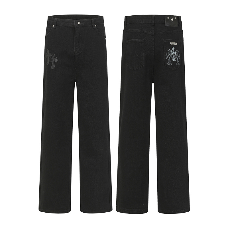 EM Sneakers Chrome Hearts Jeans-N2808 Black