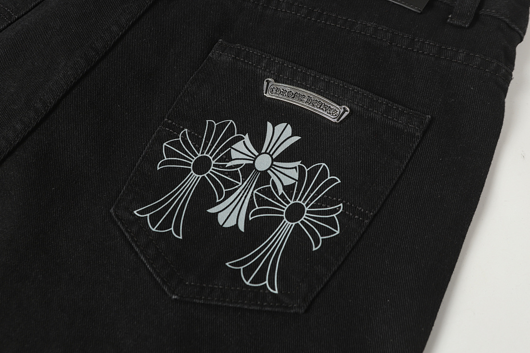 EM Sneakers Chrome Hearts Jeans-N2808 Black