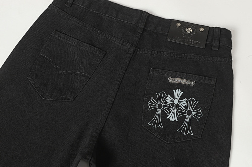 EM Sneakers Chrome Hearts Jeans-N2808 Black