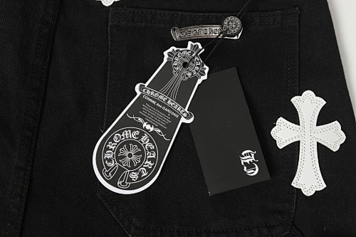 EM Sneakers Chrome Hearts Jeans-N2809 Black