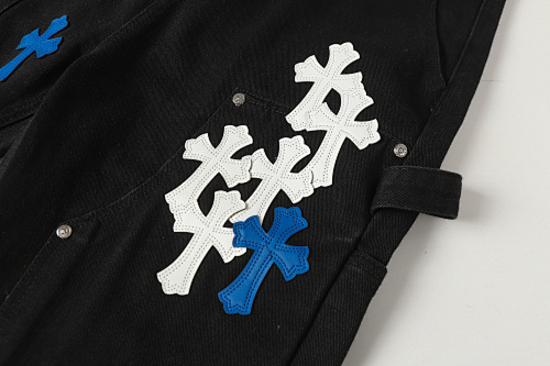 EM Sneakers Chrome Hearts Jeans-N2809 Black