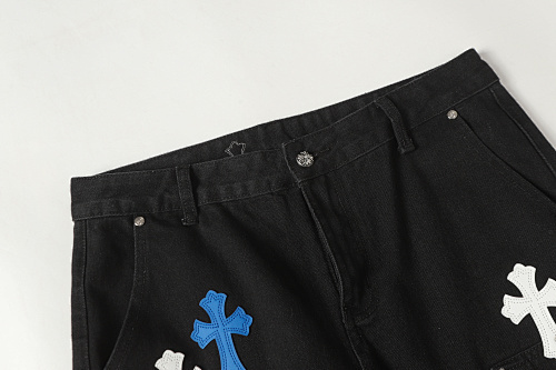 EM Sneakers Chrome Hearts Jeans-N2809 Black