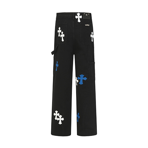 EM Sneakers Chrome Hearts Jeans-N2809 Black