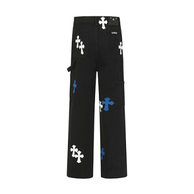 EM Sneakers Chrome Hearts Jeans-N2809 Black 02