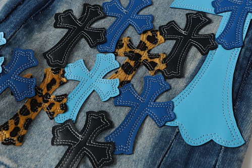 EM Sneakers Chrome Hearts Jeans-N2810 Washed Blue