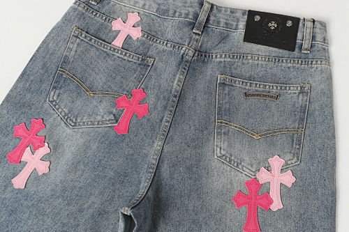 EM Sneakers Chrome Hearts Jeans-N2811 Washed Blue