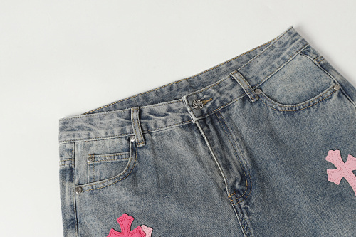 EM Sneakers Chrome Hearts Jeans-N2811 Washed Blue