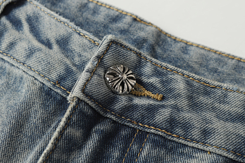 EM Sneakers Chrome Hearts Jeans-N2811 Washed Blue