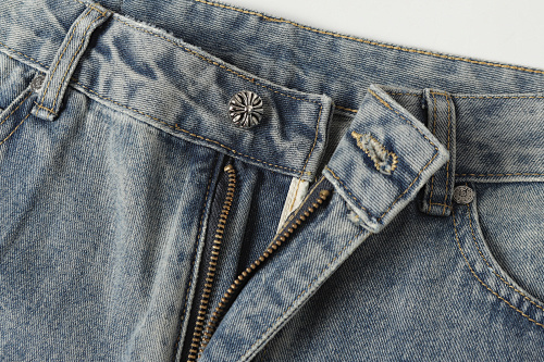 EM Sneakers Chrome Hearts Jeans-N2811 Washed Blue