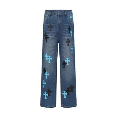 EM Sneakers Chrome Hearts Jeans-N2813 01