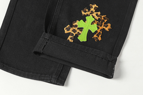 EM Sneakers Chrome Hearts Jeans-N2815 Black