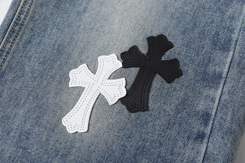 EM Sneakers Chrome Hearts Jeans-N2808 Washed Blue