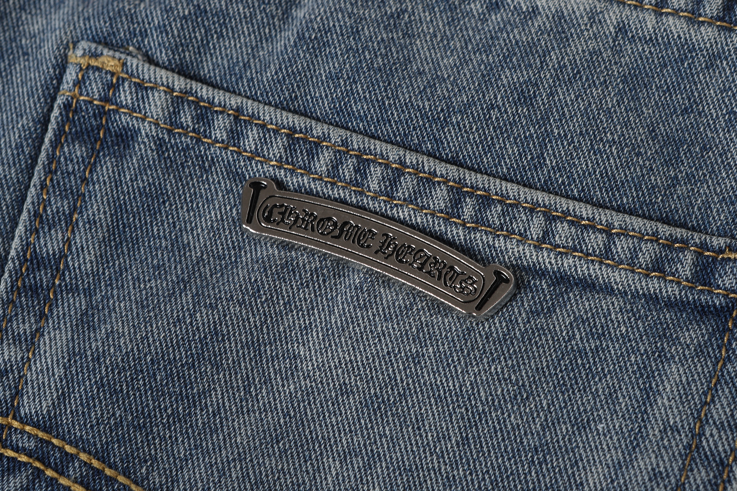 EM Sneakers Chrome Hearts Jeans-N2808 Washed Blue