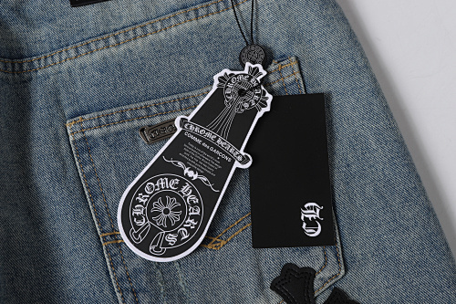 EM Sneakers Chrome Hearts Jeans-N2809 Washed Blue