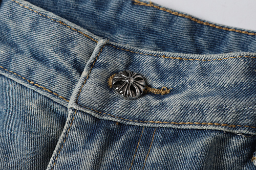 EM Sneakers Chrome Hearts Jeans-N2809 Washed Blue