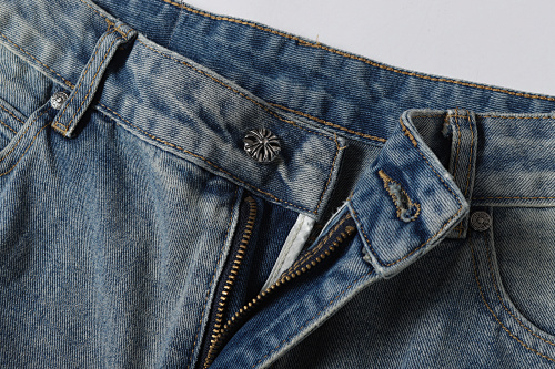 EM Sneakers Chrome Hearts Jeans-N2809 Washed Blue