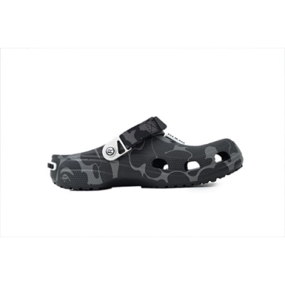 EM Sneakers Crocs × Bape Classic Clog  ABC Camo Black 02