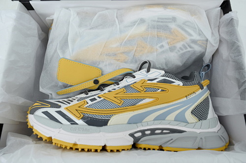 EM Sneakers OFF-WHITE Be Right Back Out Of Yellow Gray