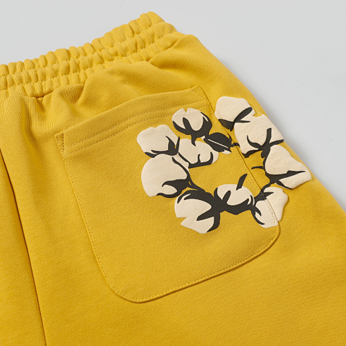 EM Sneakers Denim Tears Cotton Wreath Short Pant-8201 Yellow