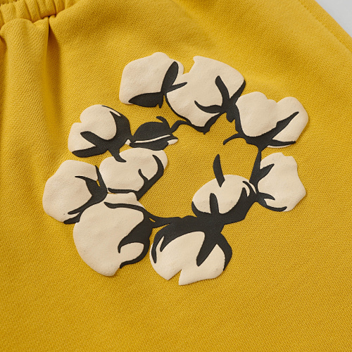 EM Sneakers Denim Tears Cotton Wreath Short Pant-8201 Yellow