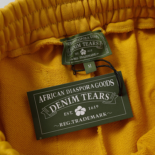 EM Sneakers Denim Tears Cotton Wreath Short Pant-8201 Yellow