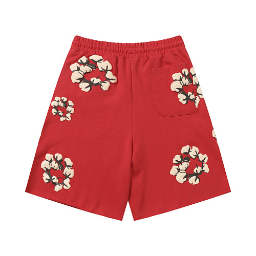 EM Sneakers Denim Tears Cotton Wreath Short Pant-8201 Red