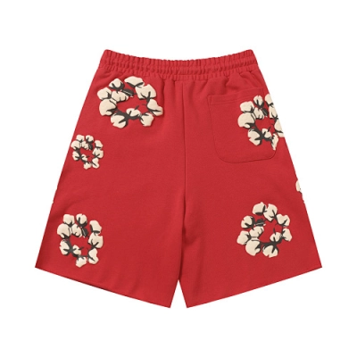 EM Sneakers Denim Tears Cotton Wreath Short Pant-8201 Red 02