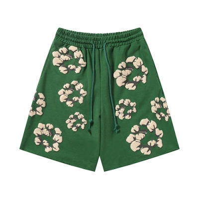 EM Sneakers Denim Tears Cotton Wreath Short Pant-8201 Green 01