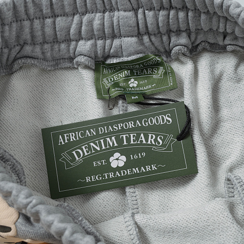 EM Sneakers Denim Tears Cotton Wreath Short Pant-8201 Gray