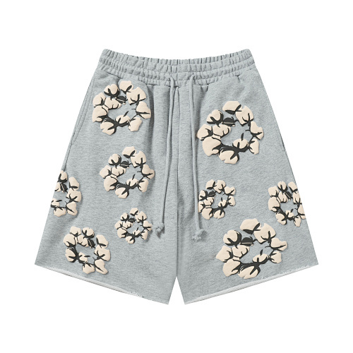 EM Sneakers Denim Tears Cotton Wreath Short Pant-8201 Gray