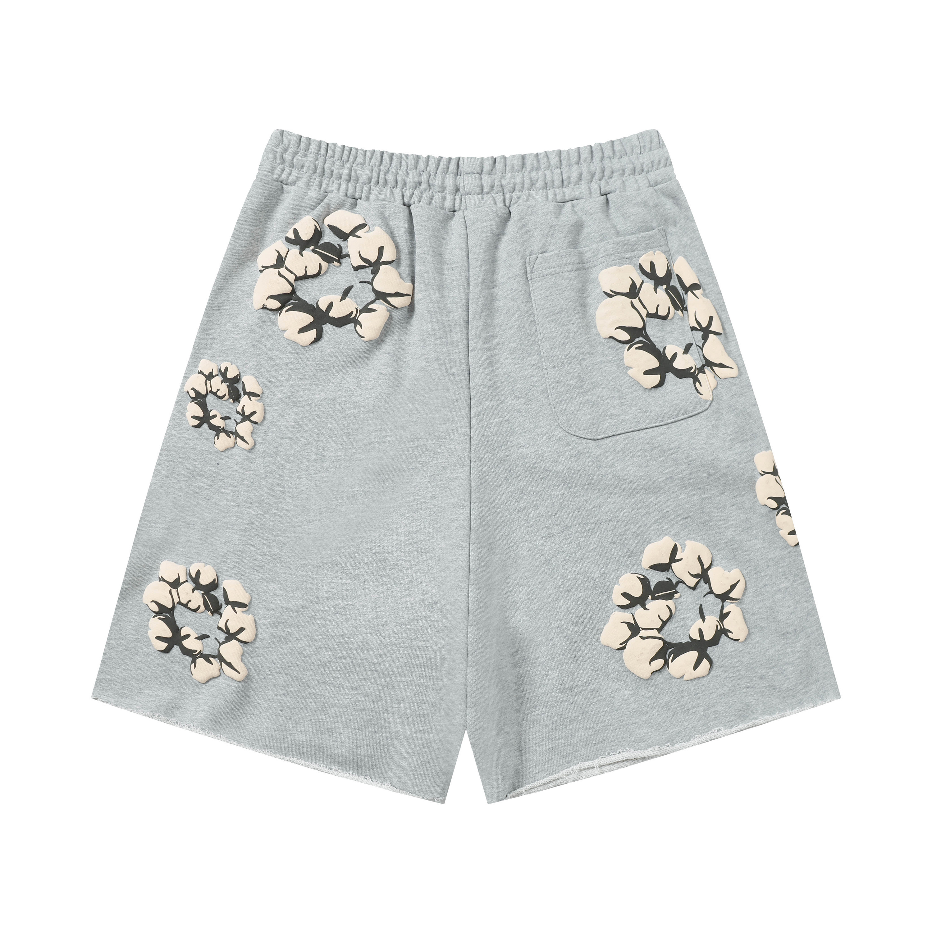 EM Sneakers Denim Tears Cotton Wreath Short Pant-8201 Gray