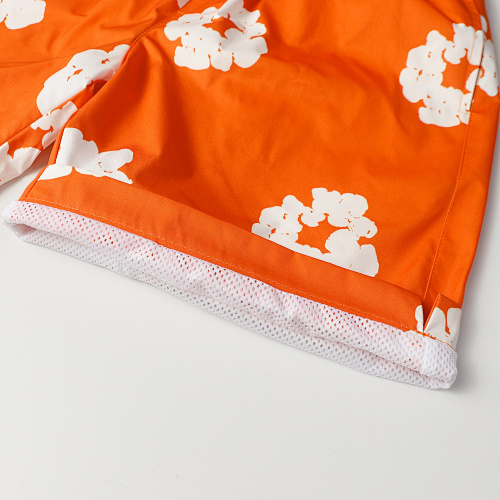 EM Sneakers Denim Tears White Cotton Wreath Short Pant-8203 Orange