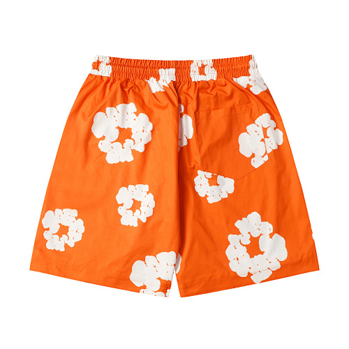 EM Sneakers Denim Tears White Cotton Wreath Short Pant-8203 Orange
