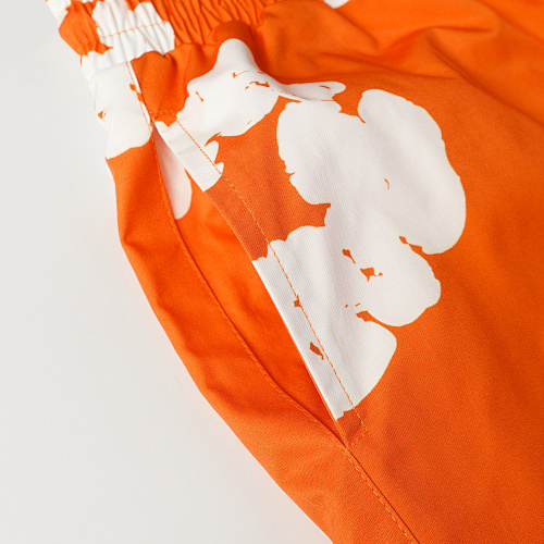 EM Sneakers Denim Tears White Cotton Wreath Short Pant-8203 Orange