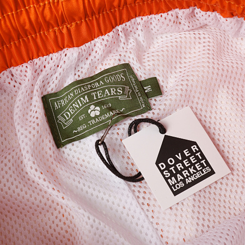 EM Sneakers Denim Tears White Cotton Wreath Short Pant-8203 Orange