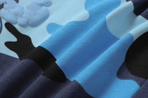 EM Sneakers Denim Tears Cotton Wreath Short Pant-8208 Camo Blue