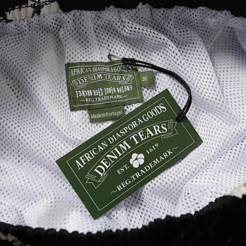 EM Sneakers Denim Tears Cotton Wreath Short Pant-8615 Black