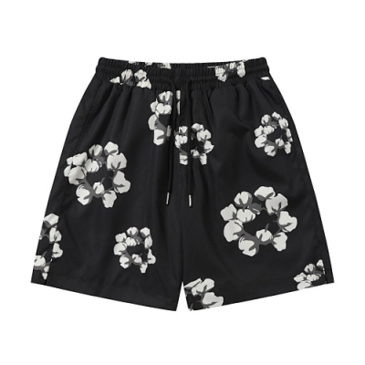 EM Sneakers Denim Tears Cotton Wreath Short Pant-8615 Black 01